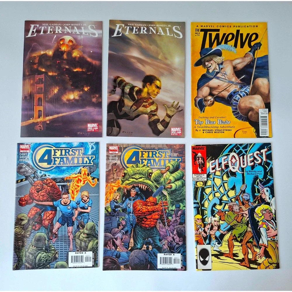60 Marvel Comic Book Lot Heroes for Hire Deadpool Battlestar Galactica Yogi Bear